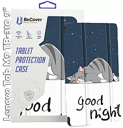 Чехол для планшета BeCover Smart Case для Lenovo Tab M9 TB-310 9" Good Night (709229) - фото Чехол для планшета BeCover Smart Case для Lenovo Tab M9 TB-310 9" Good Night (709229)
