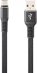 Кабель USB Gelius Pro Flexible Type-C Black (GP-UC02t)