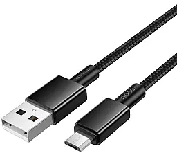 Кабель Hoco X119 Energy USB-A - micro USB 12w 2.4a 1м cable Black