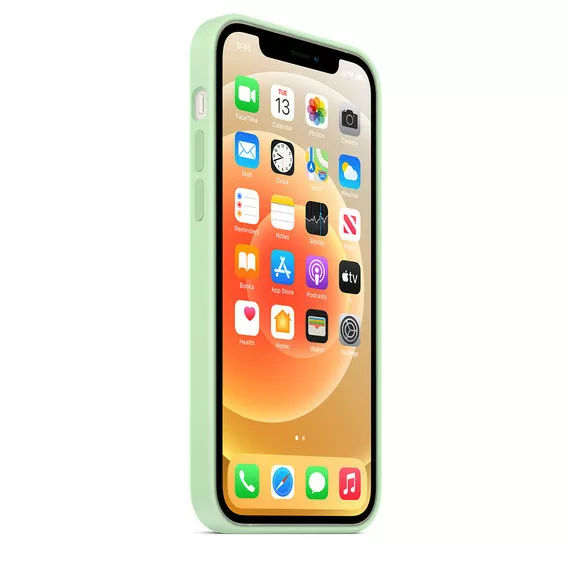 Чехол Silicone Case Full для Apple iPhone 13 Pistachio - фото 3