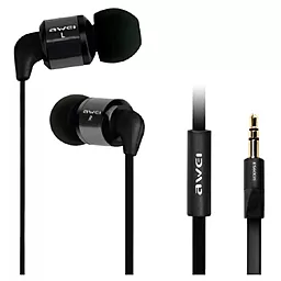 Наушники Awei ES-600M Black - фото Наушники Awei ES-600M Black
