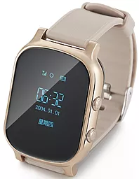 Смарт-часы SmartWatch Kids t58 GPS Tracking Gold - фото Смарт-часы SmartWatch Kids t58 GPS Tracking Gold