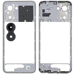 Рамка корпуса Realme C33 со стеклом камеры Sandy Gold - фото Рамка корпуса Realme C33 со стеклом камеры Sandy Gold