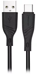 Кабель USB Maxxter USB Type-C Cable 2.4а 2м Black (UB-C-USB-02-2m)