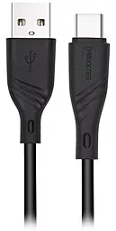 Кабель Maxxter USB-A - Type-C 12w 2.4a 2м cable Black (UB-C-USB-02-2m) - фото Кабель Maxxter USB-A - Type-C 12w 2.4a 2м cable Black (UB-C-USB-02-2m)