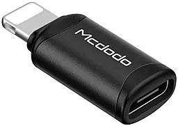 Адаптер-переходник McDodo M-F Lightning -> USB Type-C Black (OT-7680) - фото Адаптер-переходник McDodo M-F Lightning -> USB Type-C Black (OT-7680)
