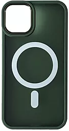 Чохол 1TOUCH Matte Guard with MagSafe для Apple iPhone 14 Dark Green