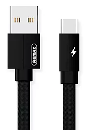Кабель Remax Kerolla USB-A - Type-C 12w 2.4a 2м cable Black (RC-094a) - фото Кабель Remax Kerolla USB-A - Type-C 12w 2.4a 2м cable Black (RC-094a)