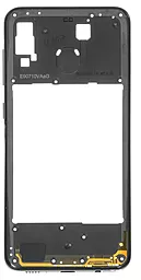 Рамка корпусу Samsung Galaxy A20 A205 Black - мініатюра 3