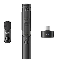 Беспроводной микрофон Boya Magic-07 Type-C Black - фото Беспроводной микрофон Boya Magic-07 Type-C Black