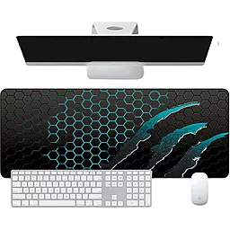 Коврик Voltronic Honeycomb 800x300 Black/Blue (S3382) - фото Коврик Voltronic Honeycomb 800x300 Black/Blue (S3382)