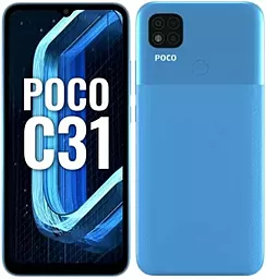 Смартфон Poco C31 4/64GB Blue - фото Смартфон Poco C31 4/64GB Blue