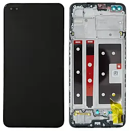 Дисплей Oppo Reno 4 4G с тачскрином и рамкой, (OLED), Black