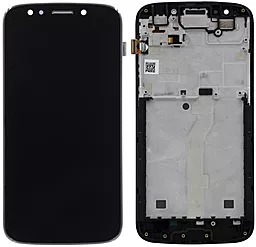 Дисплей Motorola Moto E5 Play (XT1921) з тачскріном і рамкою, Black
