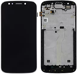 Дисплей Motorola Moto E5 Play (XT1921) с тачскрином и рамкой, Black - фото Дисплей Motorola Moto E5 Play (XT1921) с тачскрином и рамкой, Black