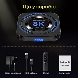 Smart приставка Transpeed 8K 2/16Gb - мініатюра 8 Smart приставка Transpeed 8K 2/16Gb - мініатюра 8