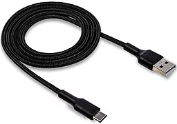 Кабель Walker C575 USB-A - Type-C 12w 2.4a 1м cable Black - фото Кабель Walker C575 USB-A - Type-C 12w 2.4a 1м cable Black