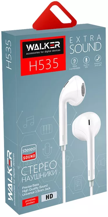 Навушники Walker H535 White - фото 2