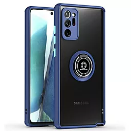 Чехол Deen Color Edging Ring Samsung N985 Galaxy Note 20 Ultra Blue