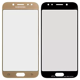Корпусное стекло дисплея Samsung Galaxy J5 J530F 2017 (с OCA пленкой) Gold