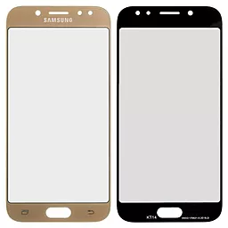 Корпусное стекло дисплея Samsung Galaxy J5 J530F 2017 (с OCA пленкой) Gold - фото Корпусное стекло дисплея Samsung Galaxy J5 J530F 2017 (с OCA пленкой) Gold