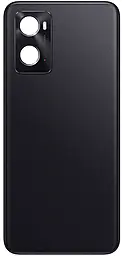 Задняя крышка корпуса Oppo A76 / A36 со стеклом камеры Glowing Black - фото Задняя крышка корпуса Oppo A76 / A36 со стеклом камеры Glowing Black