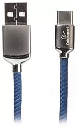 Кабель USB Cablexpert 2.4A USB Type-C Cable Blue (CCPB-C-USB-07B)