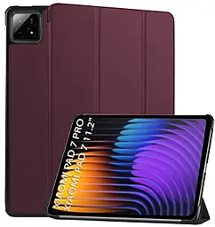 Чехол для планшета BeCover Smart Case для Xiaomi Pad 7, 7 Pro 11.2" Red Wine (712811)