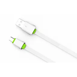 Кабель LDNio USB-A - micro USB 12w 2.4а 2м cable White (LS01) - мініатюра 4 Кабель LDNio USB-A - micro USB 12w 2.4а 2м cable White (LS01) - мініатюра 4