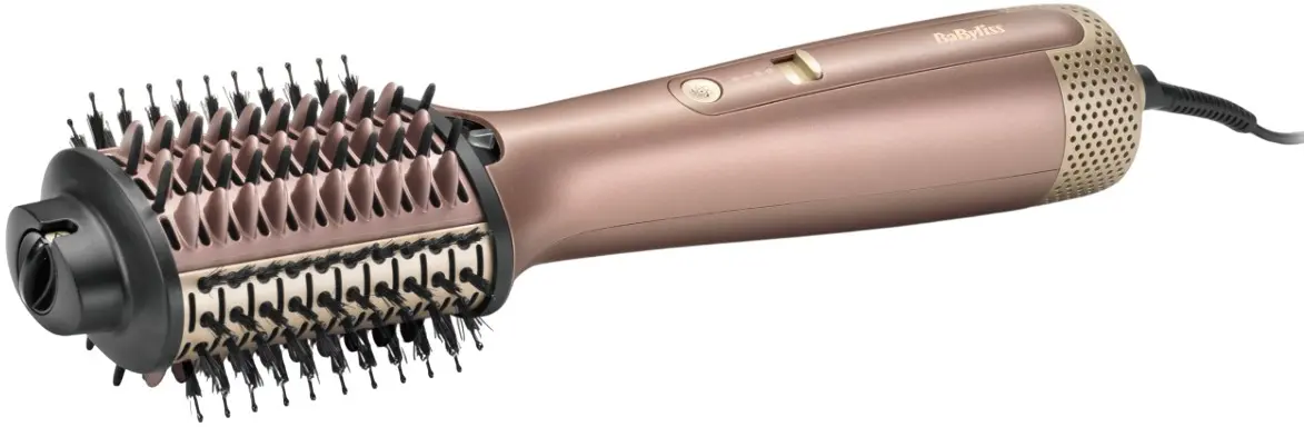 Фен-щітка Babyliss Air Power Volume, 1000Вт, 2 режими, дифузор, іоніз-я, хол. обдув, кераміка, рожев - фото 1