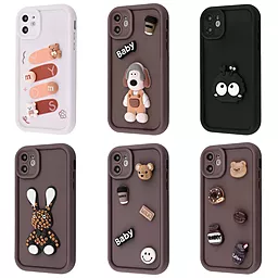Чехол Pretty Things Case для Apple iPhone 12 white/bear - миниатюра 2 Чехол Pretty Things Case для Apple iPhone 12 white/bear - миниатюра 2