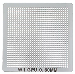 BGA трафарет (для реболлинга) WII GPUAA 0.6 мм - фото BGA трафарет (для реболлинга) WII GPUAA 0.6 мм