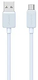 Кабель Usams USB-A - micro USB 10w 2a 2м cable Blue (US-SJ695) - фото Кабель Usams USB-A - micro USB 10w 2a 2м cable Blue (US-SJ695)