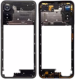 Рамка корпуса Tecno Spark 9 Pro со стеклом камеры Quantum Black - фото Рамка корпуса Tecno Spark 9 Pro со стеклом камеры Quantum Black