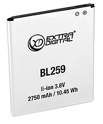 Аккумулятор Lenovo A6020a40 Vibe K5 / BL259 / BML6413 (2750 mAh) ExtraDigital