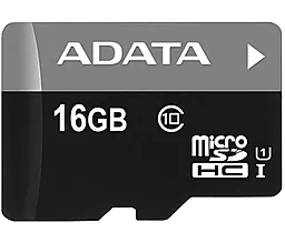 Карта пам'яті ADATA microSDHC 16GB Class 10 UHS-I U1 (AUSDH16GUICL10-R) - фото Карта пам'яті ADATA microSDHC 16GB Class 10 UHS-I U1 (AUSDH16GUICL10-R)
