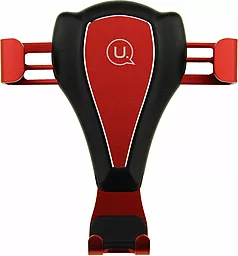 Держатель Usams US-ZJ025 Metal Gravity Car Holder Red - фото Держатель Usams US-ZJ025 Metal Gravity Car Holder Red