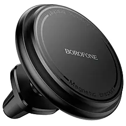Держатель магнитный Borofone BH135 Parker ring magnetic (air outlet) Black - фото Держатель магнитный Borofone BH135 Parker ring magnetic (air outlet) Black