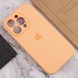 Чехол Silicone Case Full Camera для Apple iPhone 13 Pro Max  Cantaloupe - миниатюра 3