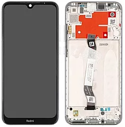 Дисплей Xiaomi Redmi Note 8T с тачскрином и рамкой, оригинал, Silver