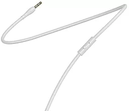 Аудио кабель, с микрофоном Hoco UPA15 AUX mini Jack 3.5mm M/M Cable 1 м gray - миниатюра 3