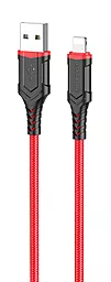 Кабель USB Borofone BX67 2.4A Lightning Cable Red