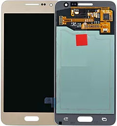 Дисплей Samsung Galaxy A3 A300 2015 з тачскріном, (OLED), Gold
