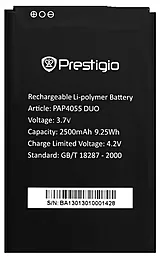 Аккумулятор Prestigio MultiPhone 4055 Duo / PAP4055 DUO (2500 mAh) 12 мес. гарантии