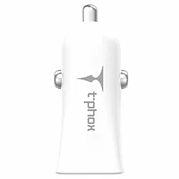 Автомобільний зарядний пристрій T-PHOX Pocket 2.4A Dual USB White