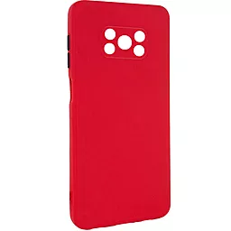 Чехол Epik TPU Square Full Camera для Xiaomi Poco X3 NFC, Poco X3 Pro Красный - миниатюра 2