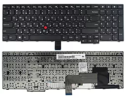Клавіатура для ноутбуку Lenovo Thinkpad Edge E550 E550C E555 fingerpoint SN20F22474 чорна