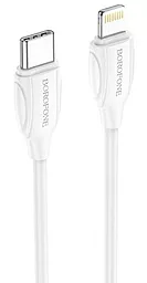 Кабель Borofone BX19 Double-speed USB Type-C - Lightning 20w 3a 3м PD сable White