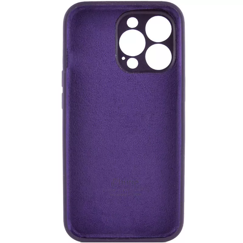 Чохол Silicone Case Full Camera для Apple iPhone 13 Pro Max  Elderberry - фото 2