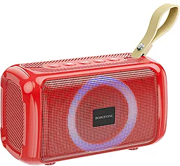 Колонки акустичні Borofone BR17 Red - фото Колонки акустичні Borofone BR17 Red